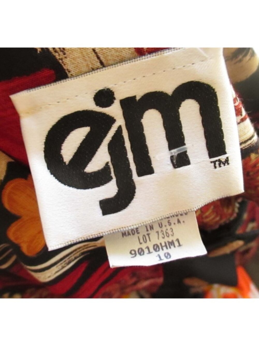 Vintage Cardigan Sweater Medium Jacket Patchwork 10 Womens Made In USA EJM Mom